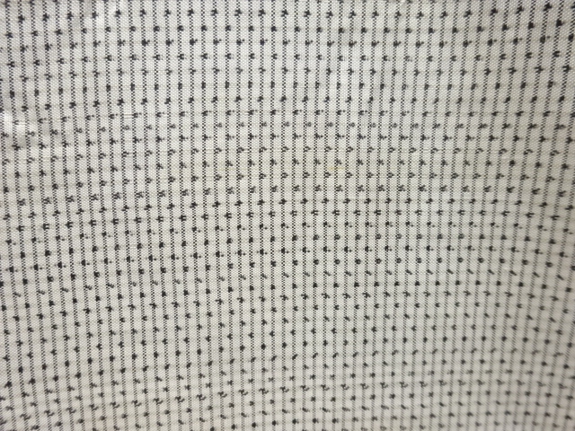 JAPANESE KIMONO / ANTIQUE HITOE KIMONO / SILK / SHIRO OSHIMA TSUMUGI